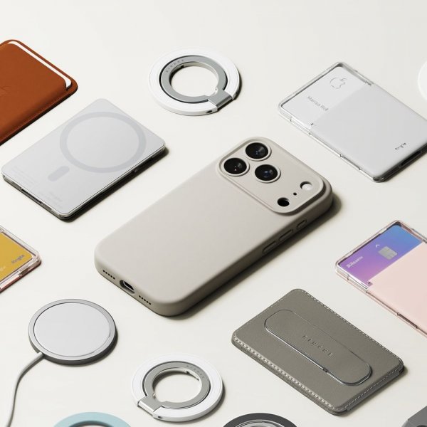 Ringke iPhone 17 Pro Deksel Silicone Magnetic Stone