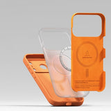 Ringke iPhone 17 Pro Deksel Silicone Magnetic Tangerine