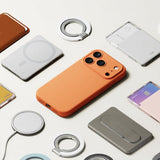 Ringke iPhone 17 Pro Deksel Silicone Magnetic Tangerine