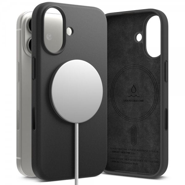 Ringke iPhone 17 Deksel Silicone Magnetic Svart