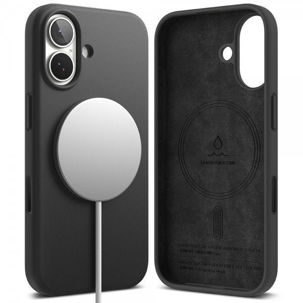 Ringke iPhone 17 Deksel Silicone Magnetic Svart