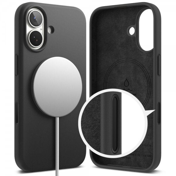Ringke iPhone 17 Deksel Silicone Magnetic Svart
