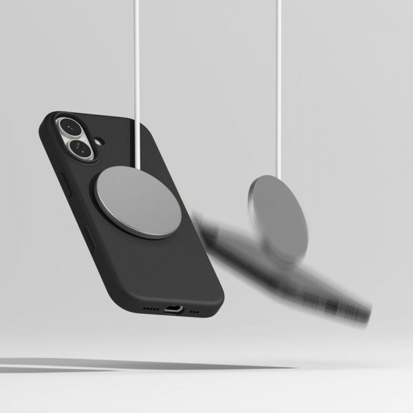 Ringke iPhone 17 Deksel Silicone Magnetic Svart