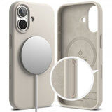 Ringke iPhone 17 Deksel Silicone Magnetic Stone