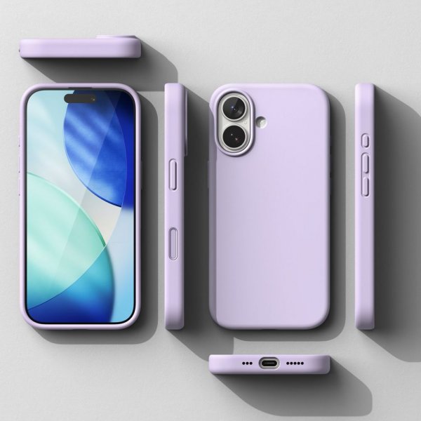 Ringke iPhone 17 Deksel Silicone Magnetic Lilla