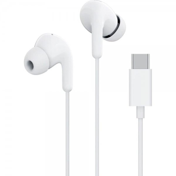Xiaomi Kablede USB-C Hodetelefoner Type-C Earphones Hvit