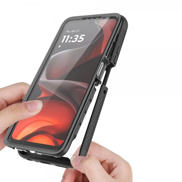 Tech-Protect Motorola Moto G56 Deksel Defense Svart