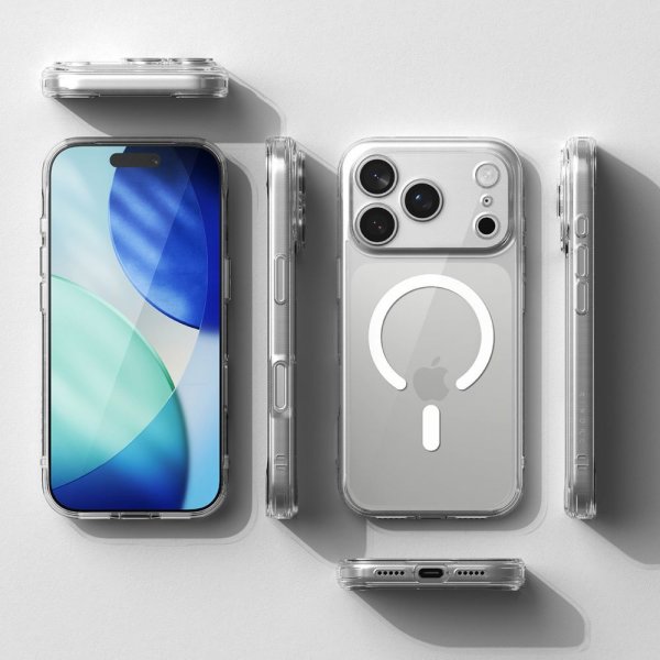 Ringke iPhone 17 Pro Max Deksel Fusion Magnetic Transparent