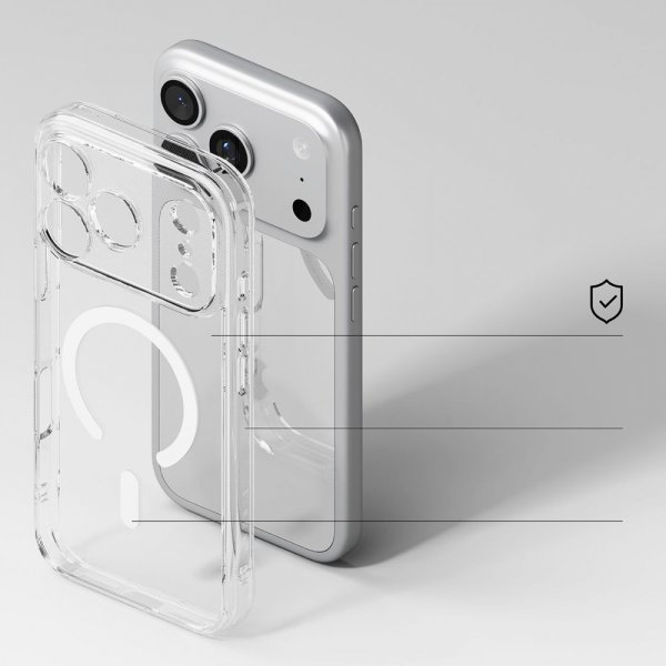 Ringke iPhone 17 Pro Deksel Fusion Magnetic Transparent