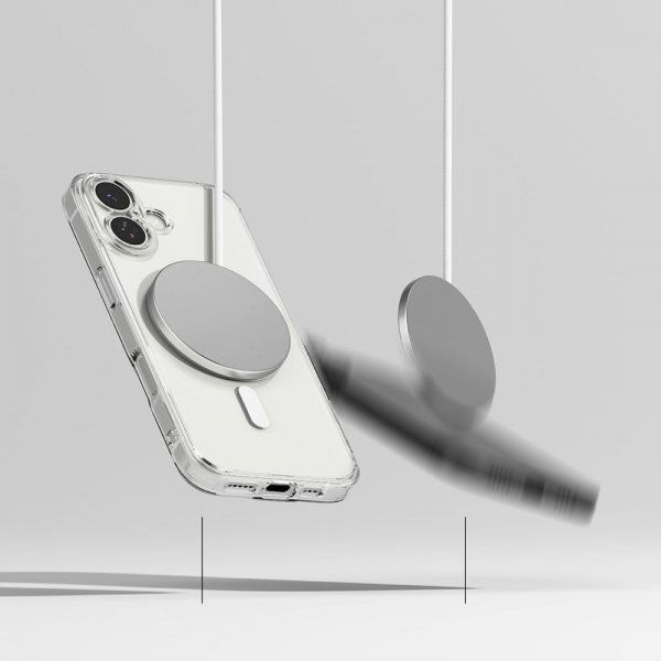 Ringke iPhone 17 Deksel Fusion Magnetic Transparent
