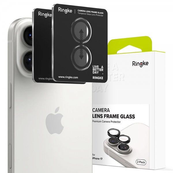Ringke iPhone 17 Kamerabeskytter Camera Lens Frame 2-pakning