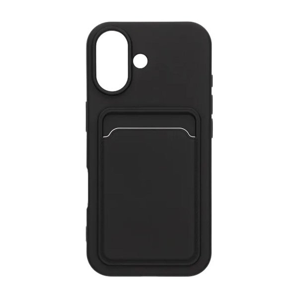 iPhone 17 Deksel Kortholder Svart