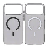 iPhone 17 Pro Deksel Korrugerte MagSafe Grå