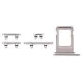 Knapper og SIM-kortholder for iPhone 16 Pro og 16 Pro Max - Naturlig titan