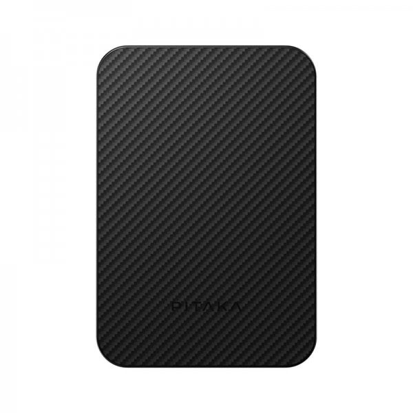 Pitaka MagSafe Powerbank Aramid Fiber 5000 mAh Black/Grey Twill
