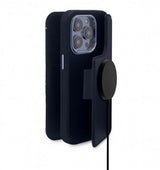 Decoded iPhone 14 Pro Etui Leather Detachable Wallet Navy