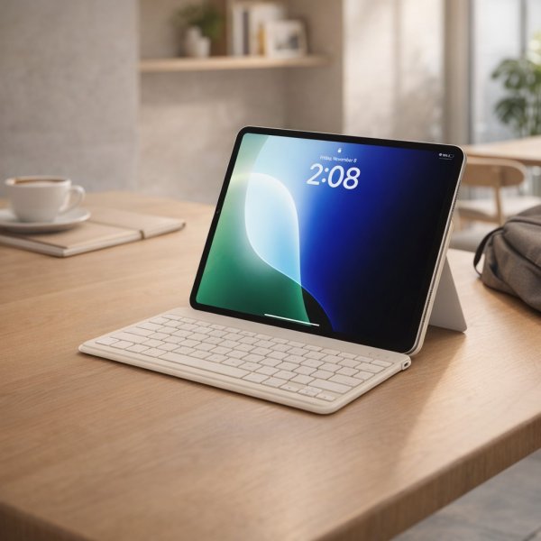 Satechi OntheGo Bluetooth tastatur med stativ sand