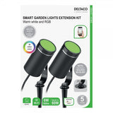 Deltaco Smart Home 2 lamper forlengelse for SH-GLK01 hagebelysning