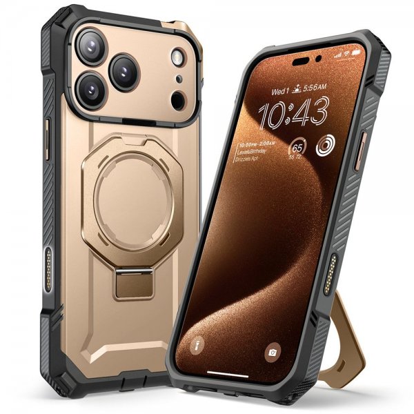 Supcase iPhone 17 Pro Deksel UB Grip MagSafe Gull