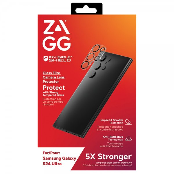 Zagg InvisibleShield Samsung Galaxy S24 Ultra Kamerabeskytter Glass Elite Camera Protector
