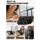 Supcase iPhone 17 Pro Max Deksel Ares Flip MagSafe Svart