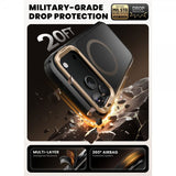 Supcase iPhone 17 Pro Max Deksel Ares Flip MagSafe Gull