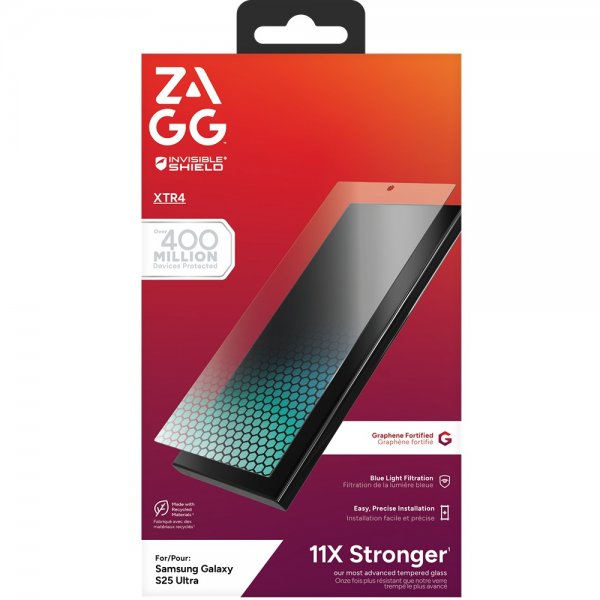 Zagg InvisibleShield Samsung Galaxy S25 Ultra Skjermbeskytter Glass XTR4