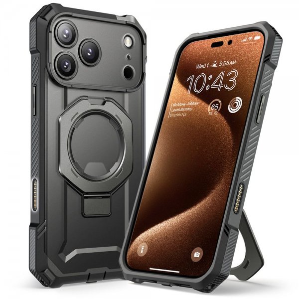 Supcase iPhone 17 Pro Max Deksel UB Grip MagSafe Grå
