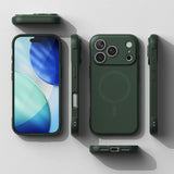 Ringke iPhone 17 Pro Deksel Onyx Magnetic Grønn