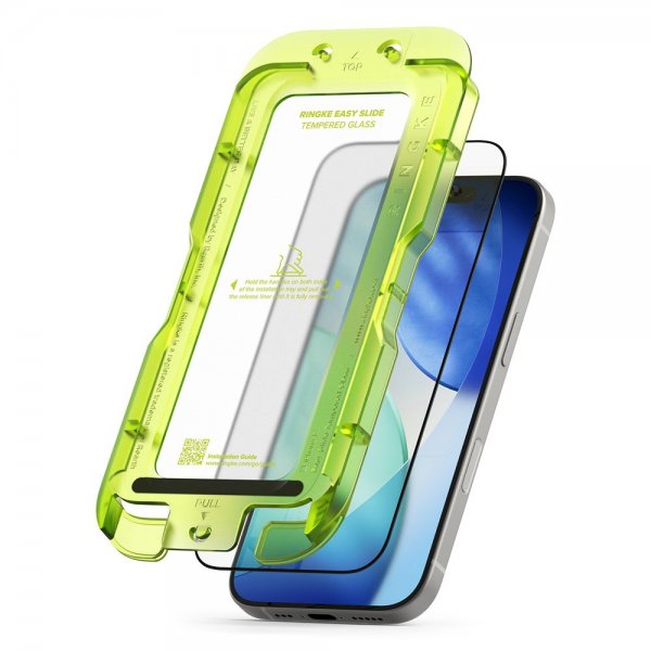 Ringke iPhone 17 Skjermbeskytter Easy Slide 2-pakning