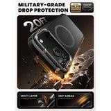 Supcase iPhone 17 Pro Deksel Ares Flip MagSafe Svart