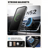 Supcase iPhone 17 Pro Deksel Ares Flip MagSafe Svart