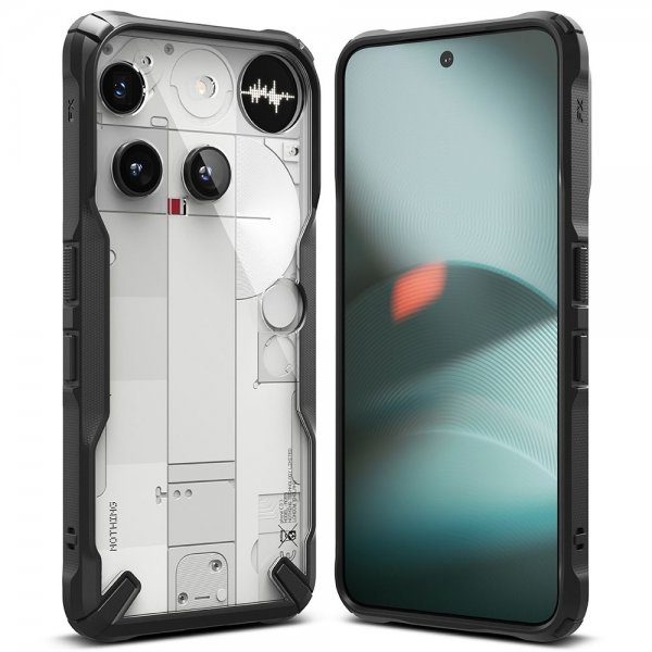 Ringke Nothing Phone 3 Deksel Fusion X Clear Black