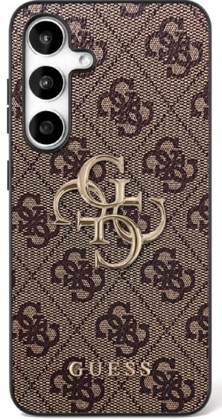 Guess Samsung Galaxy S25 FE Deksel 4G Metal Logo Brun