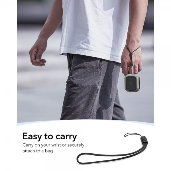 ESR AirPods Pro 3 Deksel Orbit Hybrid HaloLock Grå