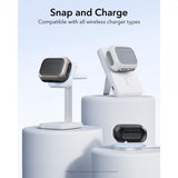 ESR AirPods Pro 3 Deksel Orbit Hybrid HaloLock Hvit