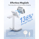 ESR AirPods Pro 3 Deksel Orbit Hybrid HaloLock Hvit