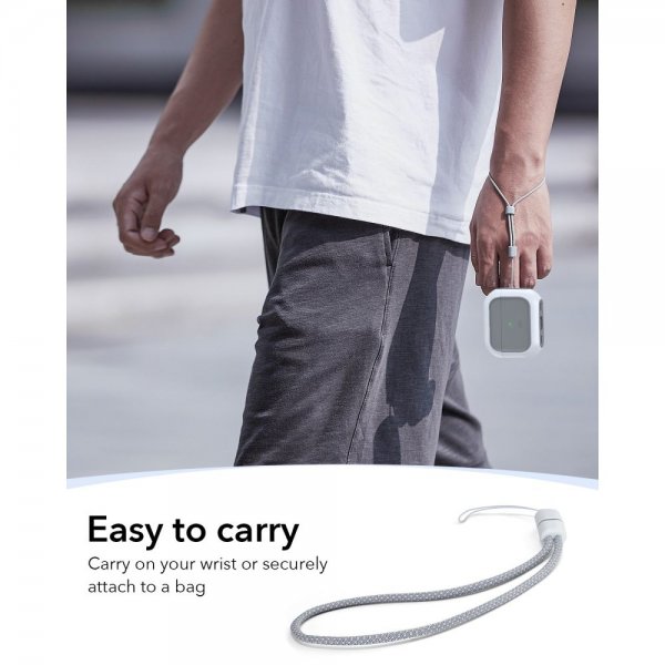 ESR AirPods Pro 3 Deksel Orbit Hybrid HaloLock Hvit