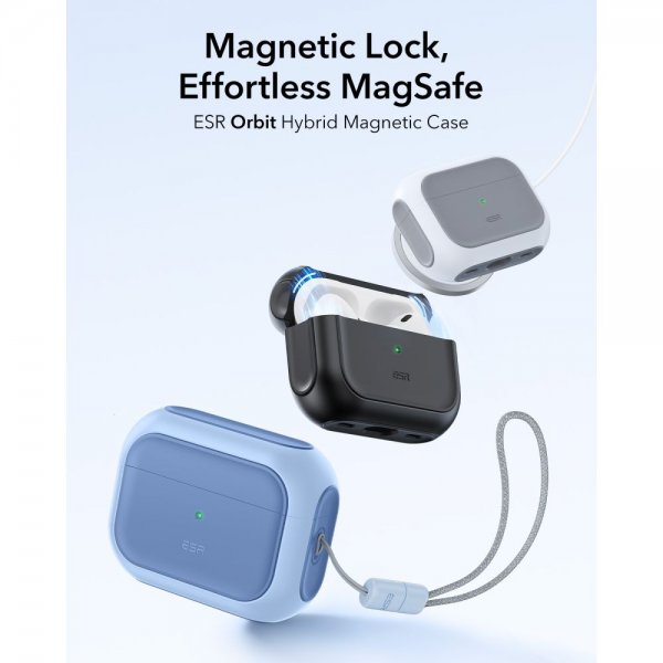 ESR AirPods Pro Deksel Orbit Hybrid HaloLock Blå
