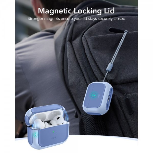 ESR AirPods Pro Deksel Orbit Hybrid HaloLock Blå