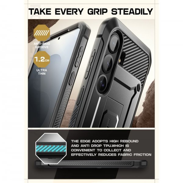 Supcase Samsung Galaxy S25 FE Deksel UB Pro Svart