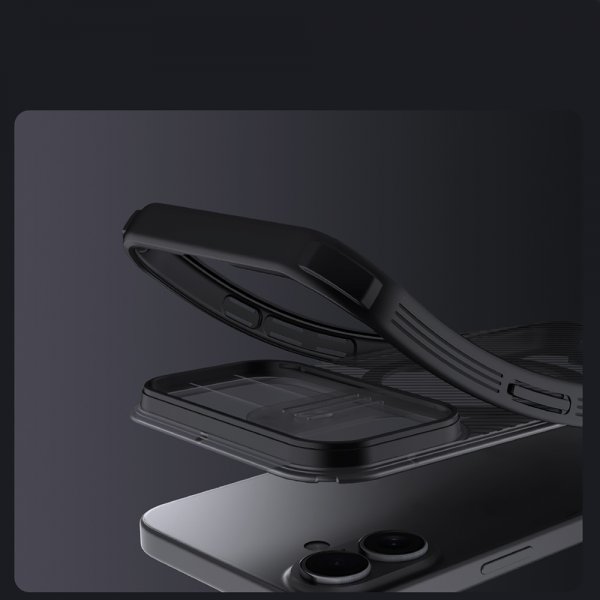 Nillkin iPhone 17 Deksel CamShield Pro MagSafe Transparent Svart