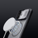 Nillkin iPhone 17 Deksel CamShield Pro MagSafe Transparent Svart