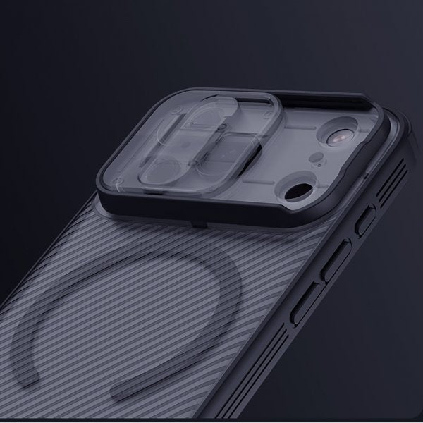 Nillkin iPhone 17 Pro Deksel CamShield Pro MagSafe Transparent Svart
