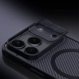 Nillkin iPhone 17 Pro Deksel CamShield Pro MagSafe Transparent Svart