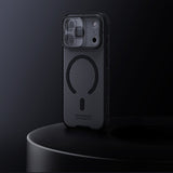 Nillkin iPhone 17 Pro Max Deksel CamShield Pro MagSafe Transparent Svart