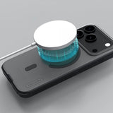 Nillkin iPhone 17 Pro Deksel Super Frosted Shield Pro MagSafe Transparent Svart