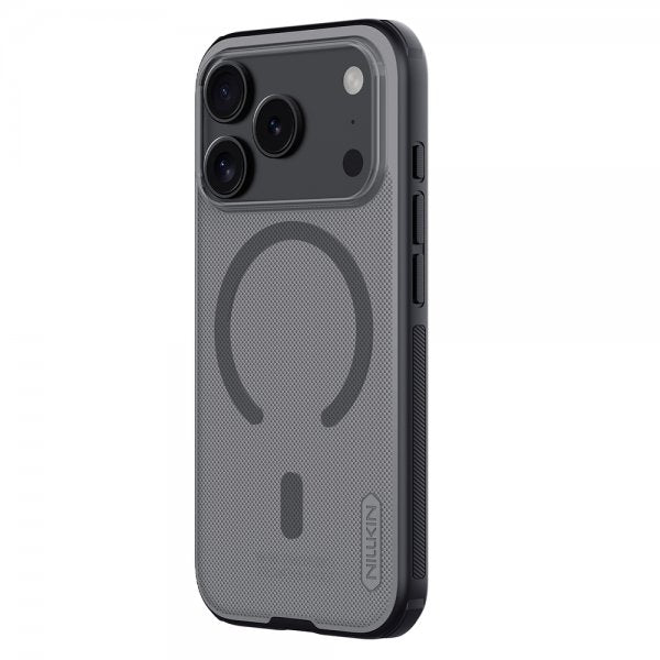 Nillkin iPhone 17 Pro Deksel Super Frosted Shield Pro MagSafe Transparent Svart