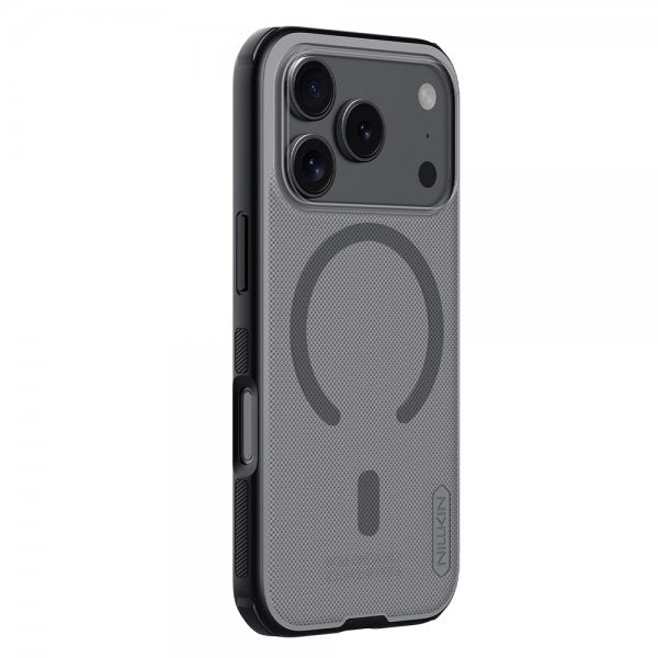 Nillkin iPhone 17 Pro Deksel Super Frosted Shield Pro MagSafe Transparent Svart