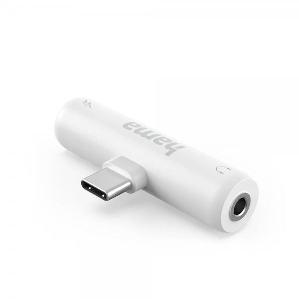Hama Lyd Adapter 2xUSB-C Hvit